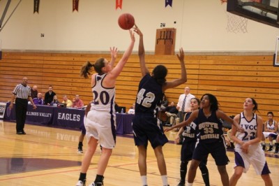Lady Eagles upset ninth ranked Bulldogs
