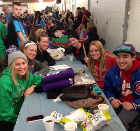 Students who participated in the plunge include Brianna Bertolino, Tony
Bertolino, Elizabeth Rice, Jack Click, Melanie Franklin and Sara Turinetti.