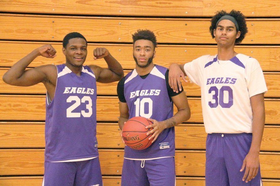 Eagle+leaders%0A%0A%0AKeymonta+Johnson+%28from+left%29%2C+Jalen+Latham+and+Isaiah+Tubbs+return+for+their+second+season+with+the+IVCC+Eagles+men%E2%80%99s+basketball+team.+