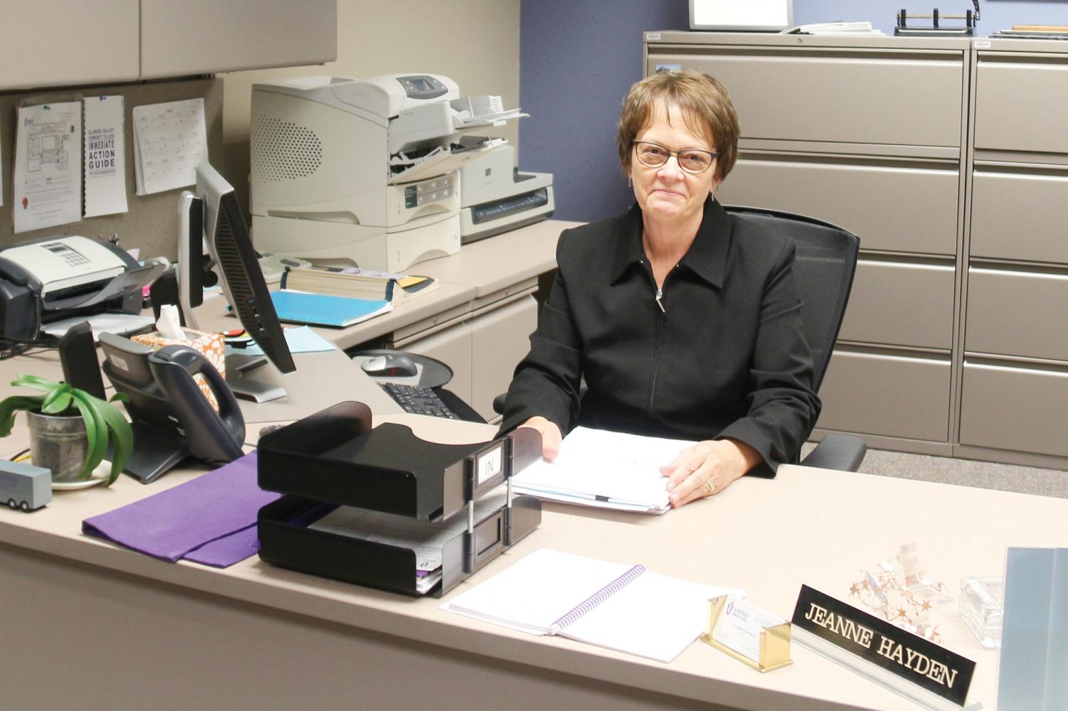Saying Goodbye
After more than 30 years at IVCC, Jeanne Hayden, executive assistant to the president, is retiring in December.