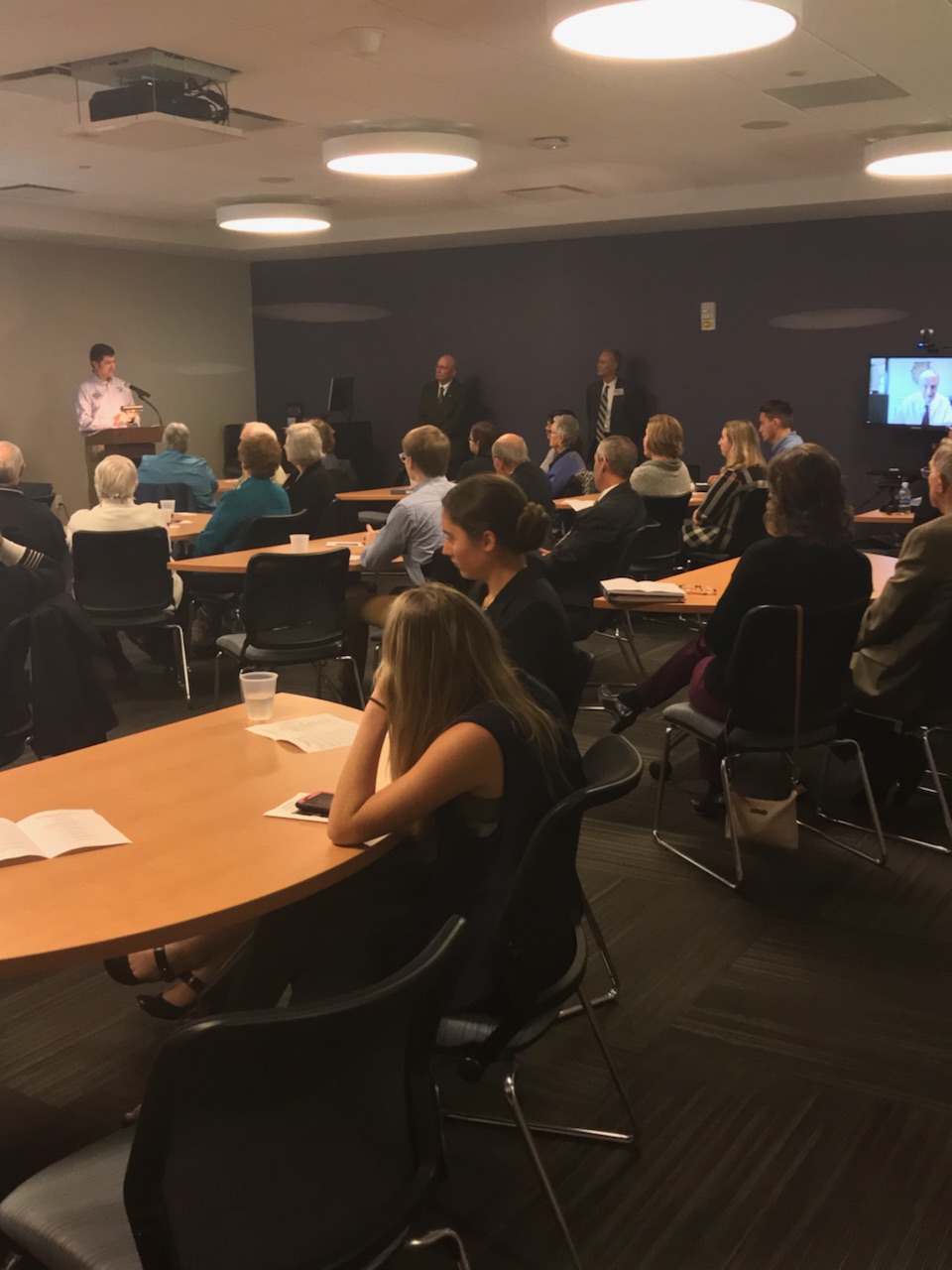 To Say Thank You
Students, staff and community members gathered at the naming ceremony to celebrate Scriba's generosity.