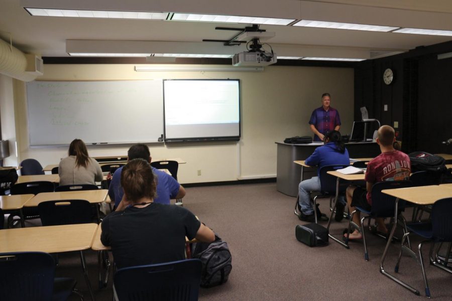 An IVCC classroom consisting of some transfer academy students