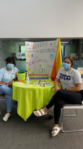 Students promote National Coming Out Day message board