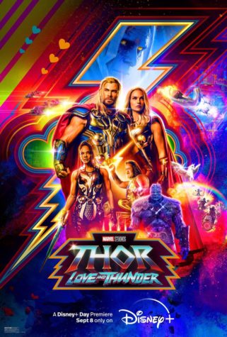 Marvel poster for “Thor: Love and Thunder”