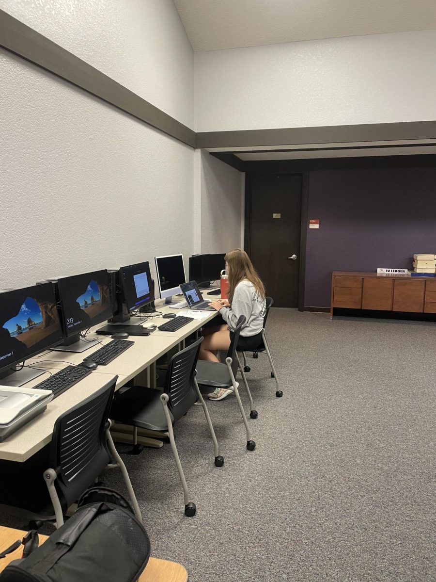 The IV Leader new location is E-321. All students can join the student newspaper staff as writers, photographers, page designers, and editors. In addition to the printed publication, students maintain the student newspaper's website and social media accounts.