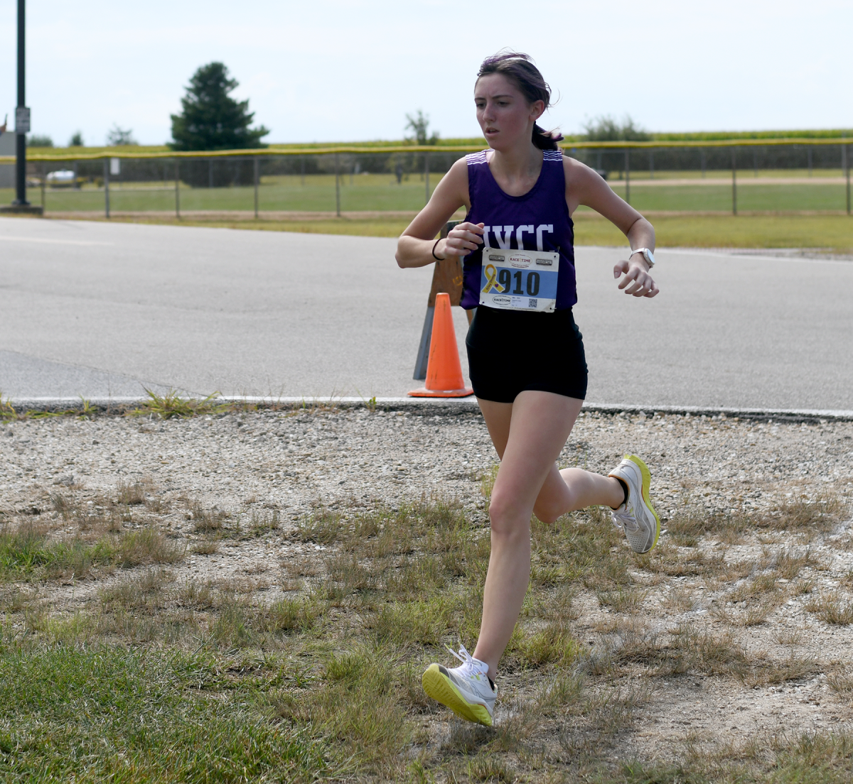 Meghann Ostler took fourth overall on Aug. 30 at the Eagles opening cross country meet of the season.