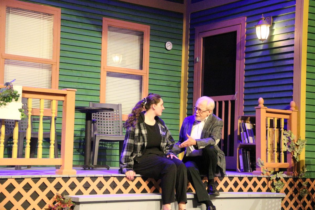 Phoebe Kammer (Left) and Joseph Ennenbach (Right) During Proof Performance